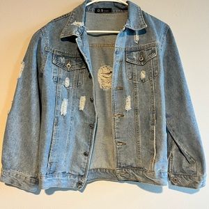 Light Wash Jean Jacket, size small